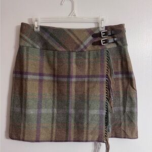 Lauren Ralph Lauren Plaid Mini Skirt Size 12